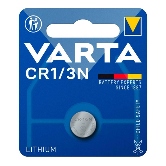 Батарейка Varta ELECTRONICS CR1/3N 1шт Lithium 3V (6131) (1/10/100) - фото 840964