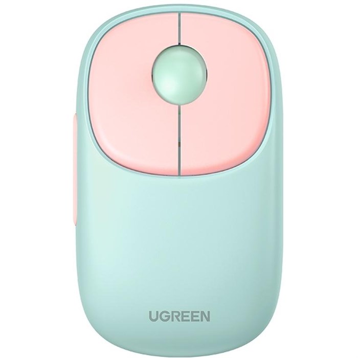 Мышь компьютерная UGREEN MU102 (15722) WLS, 2.4 GHz&BT, розовый 1951282 - фото 841353