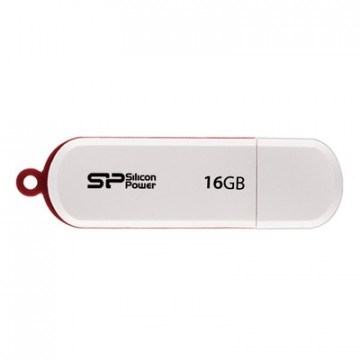 Флеш-память Silicon Power LuxMini 320, 16Gb, USB 2.0, бел, SP016GBUF2320V1W 173050 - фото 841570