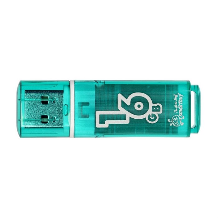 Флеш-память Smartbuy Glossy, 16Gb, USB 2.0, зел, SB16GBGS-G 445924 - фото 841697