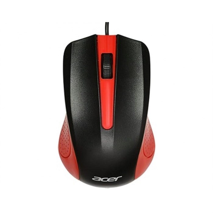 Мышь компьютерная Acer OMW012, черный/красный 1341661 - фото 842090