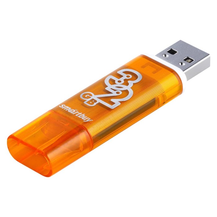 Флеш-память Smartbuy UFD 32GB Glossy series Orange (SB32GBGS-Or) 1559926 - фото 842444