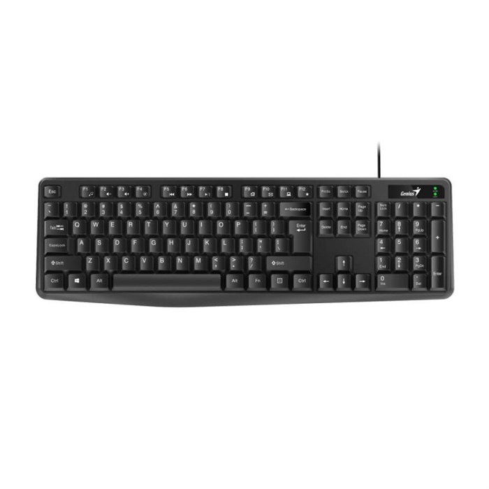 Клавиатура Genius KB-117 (USB, RU), Black       (31310016402) - фото 842465