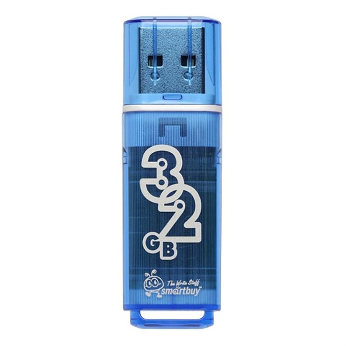 Флеш-память Smartbuy Glossy, 32Gb, USB 2.0,гол,SB32GBGS-B 1550048 - фото 843007