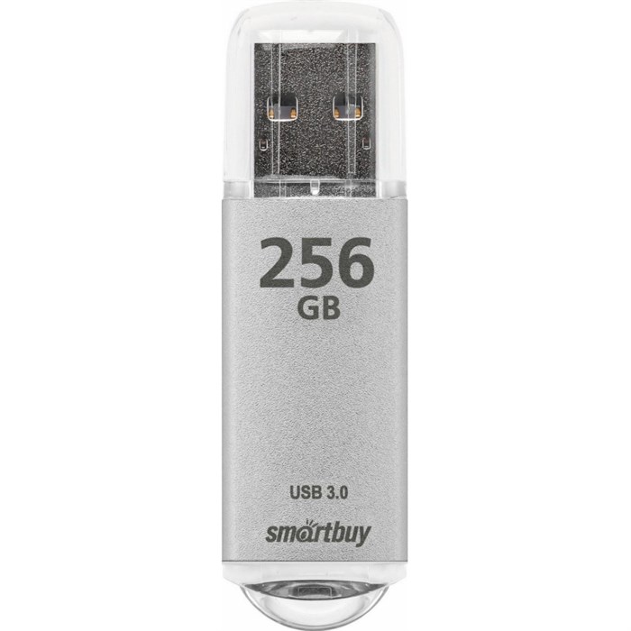 Флеш-память Smartbuy UFD 3.0/3.1 256 GB V-Cut Silver (SB256GBVC-S3) 2020602 - фото 844646