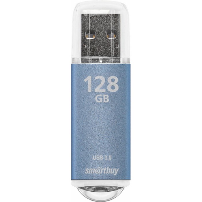 Флеш-память Smartbuy UFD 3.0/3.1 128GB V-Cut Blue (SB128GBVC-B3) 2020600 - фото 844658