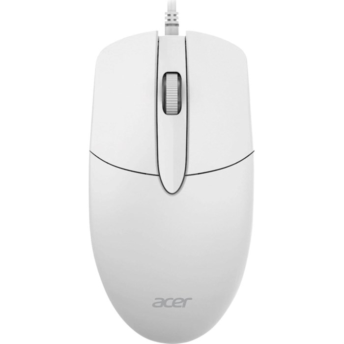 Мышь компьютерная Acer OMW300 оптическая/1200dpi/USB/белый 2044519 - фото 844896