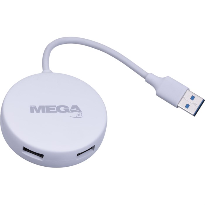 Разветвитель USB ProMega Jet HS003 USB3.0x4/белый 1853673 - фото 844983