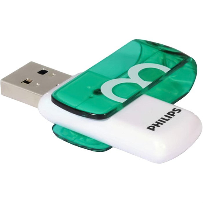 Флеш-память PHILIPS VIVID2.0 8GB, USB 2.0 2036693 - фото 845067