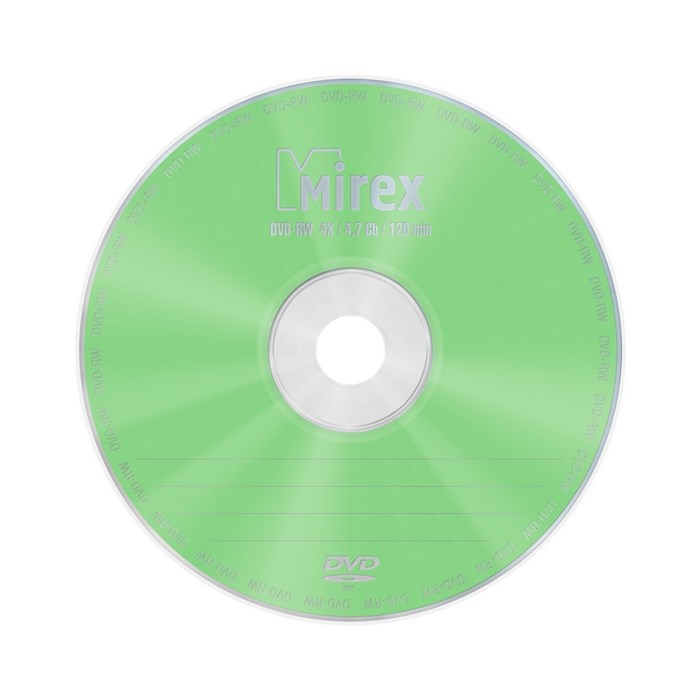 Носители информации DVD-RW, 4x, Mirex, Cake/25, UL130032A4M 1200923 - фото 845530