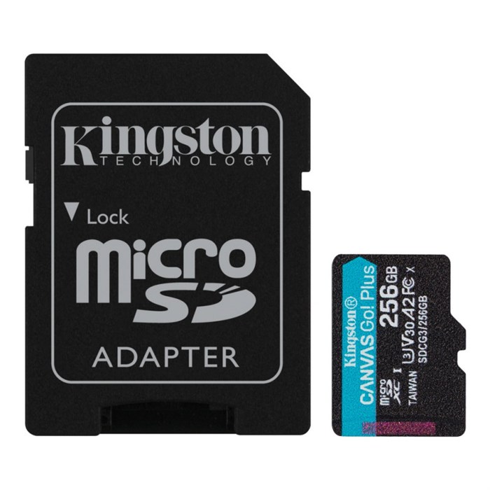 Карта памяти Kingston Canvas Go! Plus microSDXC UHS-I Cl10 +ад, SDCG3/256Gb 1179772 - фото 845644