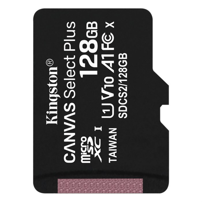 Карта памяти Kingston Canvas Select Plus microSDXC UHS-I, SDCS2/128GBSP 1185281 - фото 845649