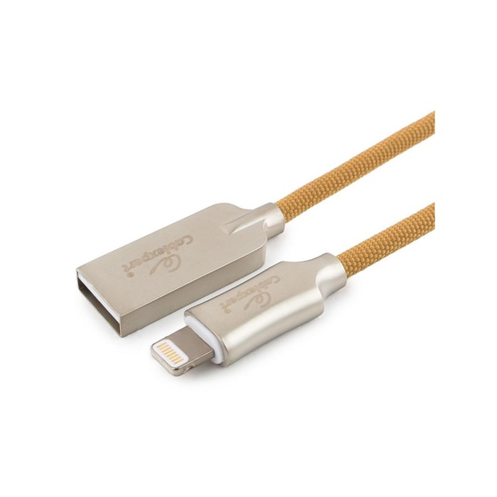 Кабель USB 2.0 - Lightning MFI, М/М, 1 м, Cablexpert, зо, CC-P-APUSB02Gd-1M 1393309 - фото 845719