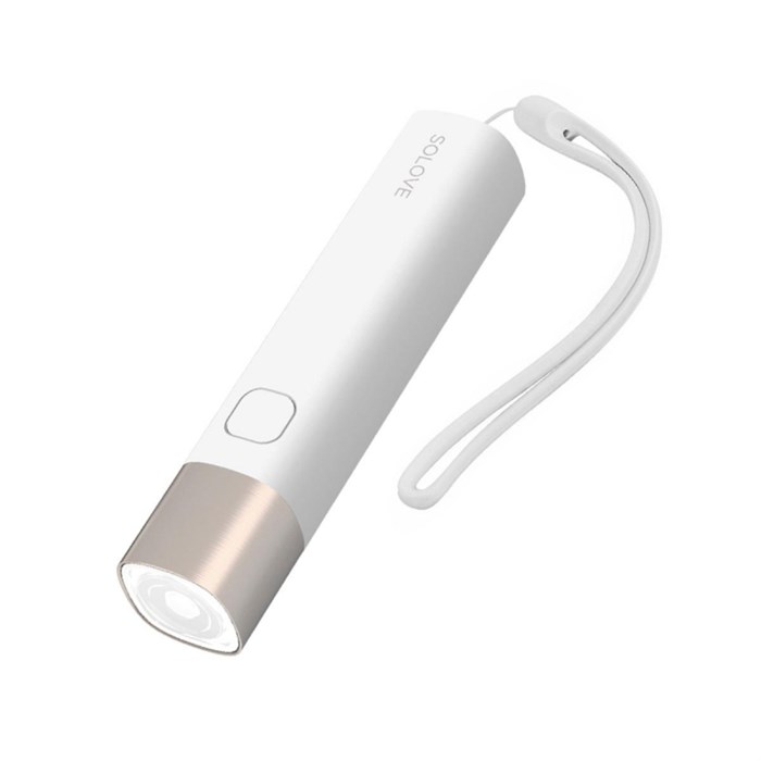 Внешний аккумулятор Xiaomi Solove X3 Portable Flashlight Power, белый 1495482 - фото 845795