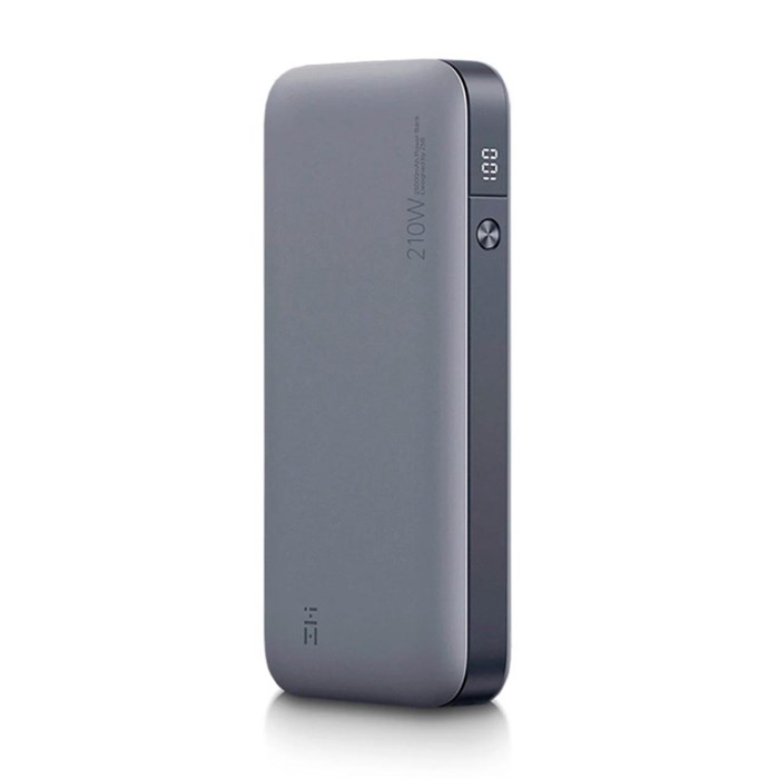 Внешний аккумулятор 25000 mAh, Xiaomi ZMI, серый, QB826G 1495529 - фото 846200