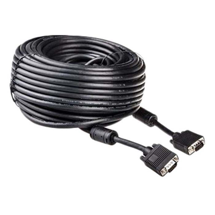 Кабель VGA - VGA, М/М, 30 м, фер, Cablexpert, чер, CC-PPVGA-30M-B - фото 846332