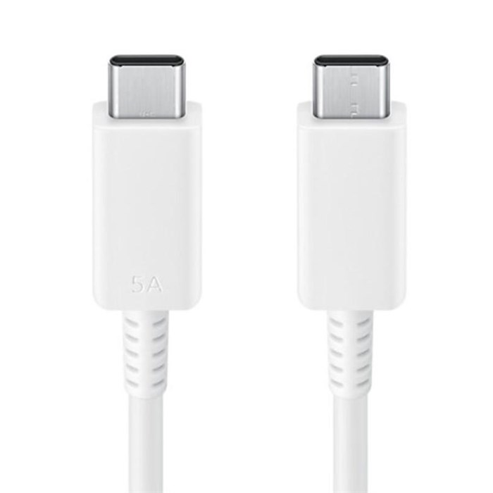 Кабель Samsung USB Type-C - USB Type-C, 5A, EP-DX510, бел - фото 846897