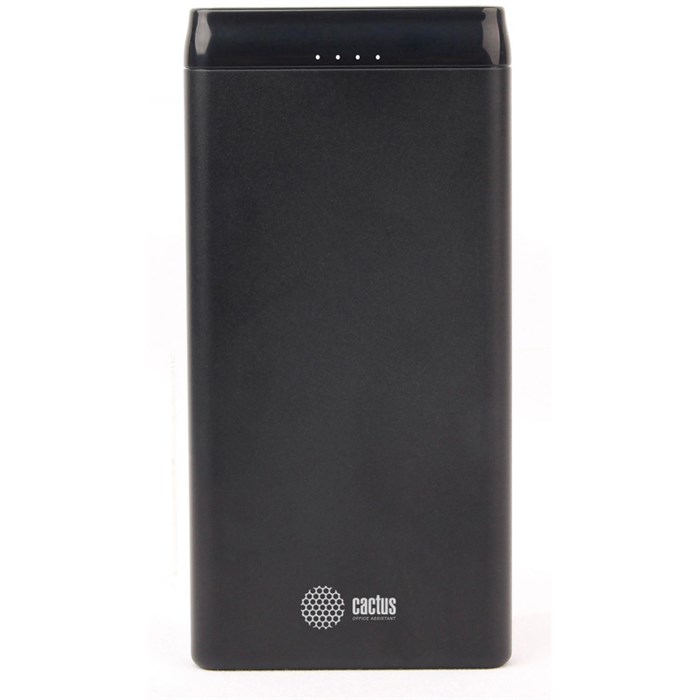 Внешний аккумулятор Cactus CS-PBFSFT-10000 10000mAh 2.1A 2xUSB черный 1827061 - фото 846970