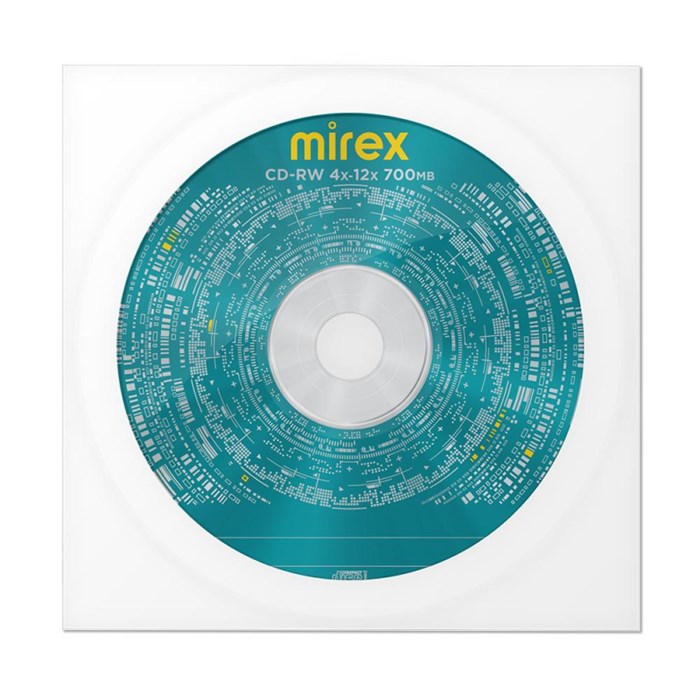 Носители информации CD-RW Mirex 700Mb 4x-12x в конверте 1/150 (UL121002A8C) 1835828 - фото 847020