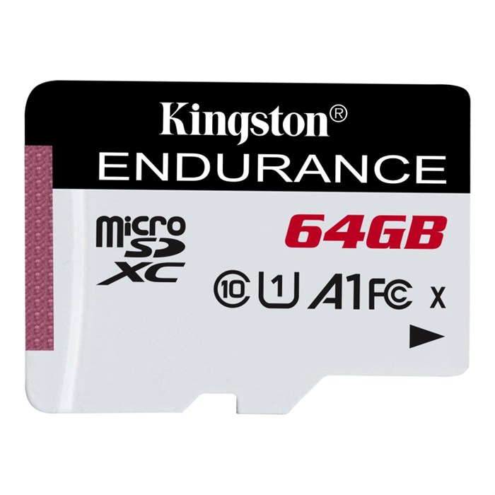 Карта памяти microSDXC Kingston High Endurance, 64 Гб, UHS-I Class 10 U1 A1 1841919 - фото 847050