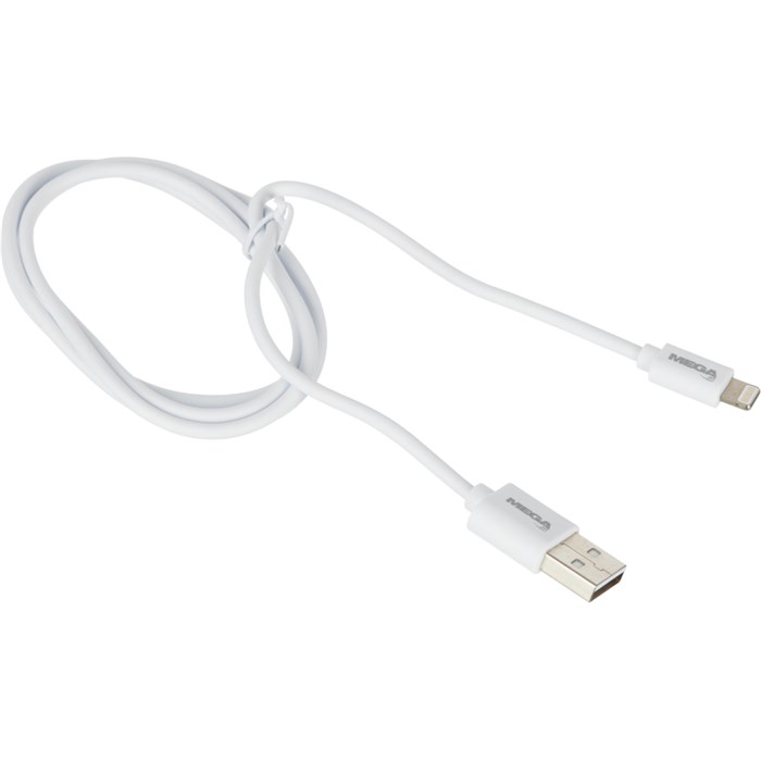 Кабель ProMega U152, 2,4A, 1м, USB - Lightning, TPE, белый - фото 847329