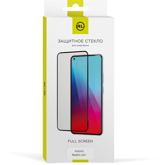 Защитное стекло Red Line Xiaomi Redmi A2+ FULL GLUE черный 1926199 - фото 847862