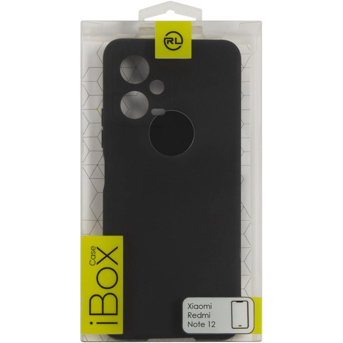 Чехол накладка силикон Red Line iBox Case Xiaomi Redmi Note 12 4G черный 1926213 - фото 847893