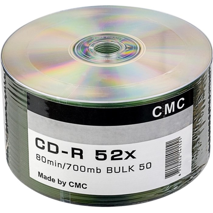 Носители информации CMC CD-R 80 52x Bulk/50 2055996 - фото 848421