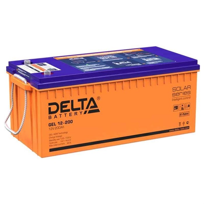 Батарея для ИБП Delta GEL 12-200 12/200 В/Ач 522х239х222 1599427 - фото 851207