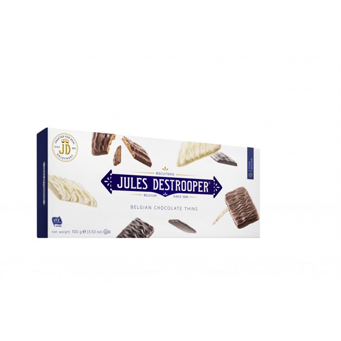 Печенье Jules Destrooper Belgian Chocolate Thins, 100г 1439805 - фото 862771