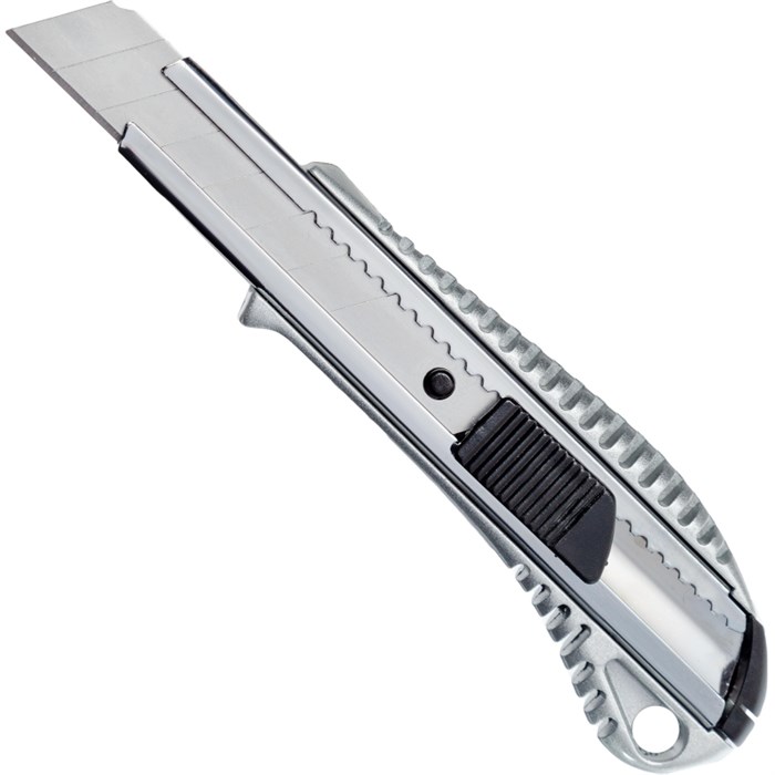 Нож универсальный Attache Selection 18 мм метал. с цинковым покрытием - фото 915987