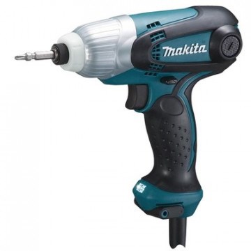 Шуруповерт сетевой ударный MAKITA 230Вт, 100Нм, шестигранник,свет (TD0101F) 773288 - фото 917251