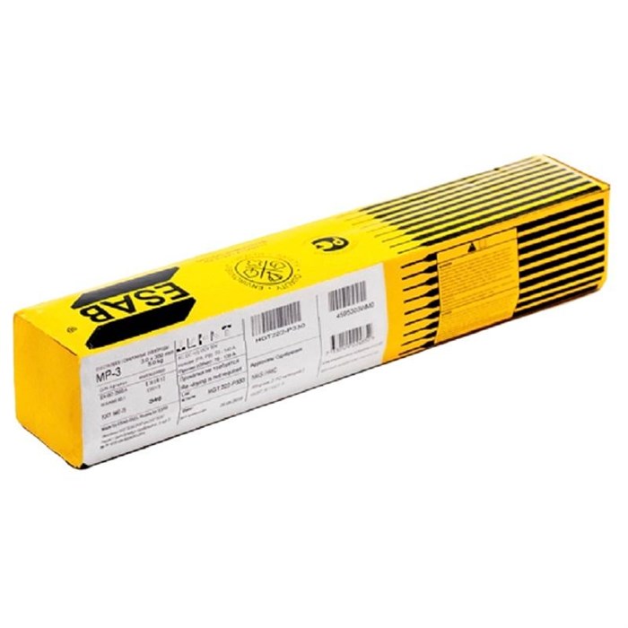 Электроды ESAB МР-3, d4.0x450мм, 6.5кг  (4595404WM0) 1531901 - фото 920817