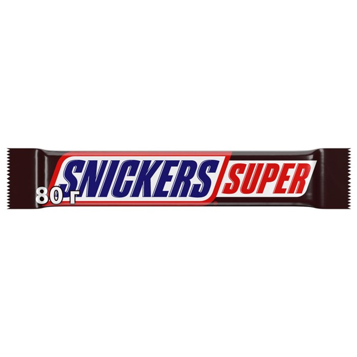 Шоколадный батончик  Snickers Super, 80г 1388316 - фото 924912