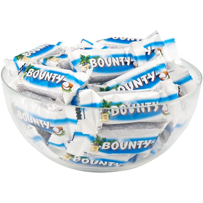 Шоколадный батончик Bounty Minis, 3кг/уп 1678468 - фото 925408