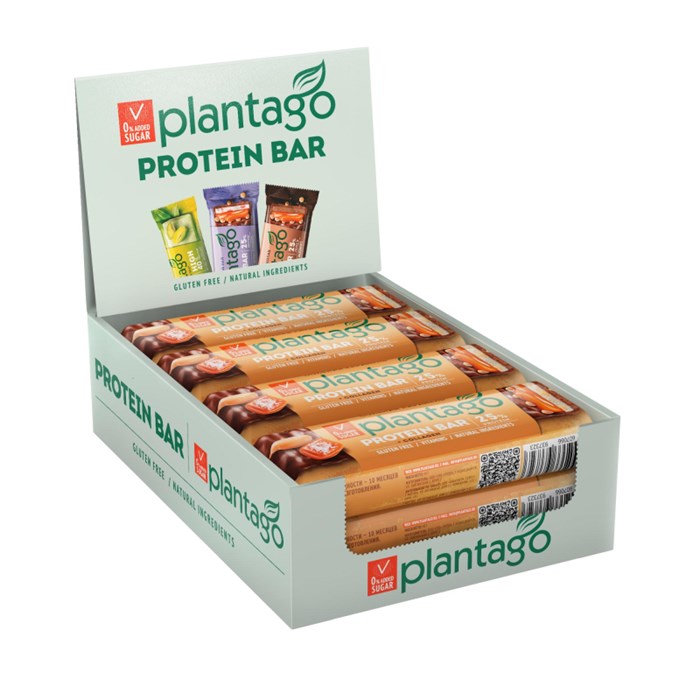 Батончик Plantago Арах.-Сол.кар.выс.сод.бел.25%, кол.,вит.ком.,40гх12шт/уп 1711399 - фото 925500