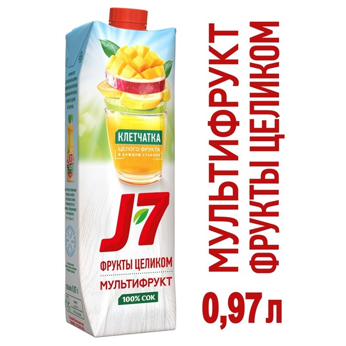 Сок J7 мультифрукт 0,97л - фото 933124