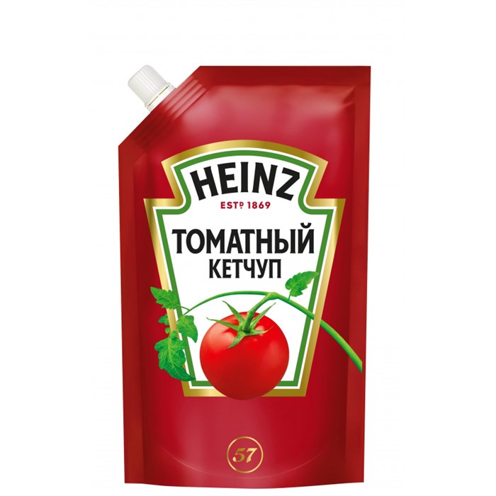 Кетчуп Heinz Томатный дой-пак, 320 г - фото 937977