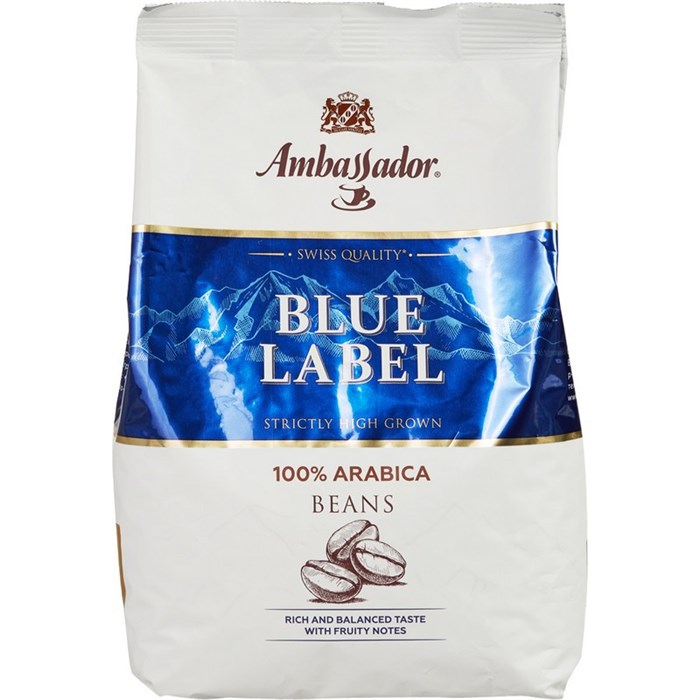 Кофе Ambassador Blue Label в зернах, 1кг 65550 - фото 939787