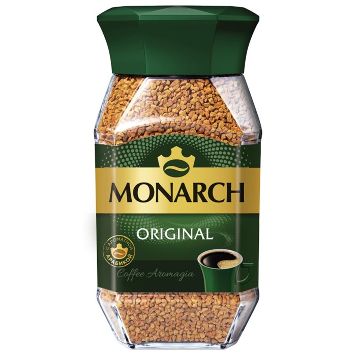 Кофе растворимый сублимированный Monarch Original, 95гр ст/б 659985 - фото 940364