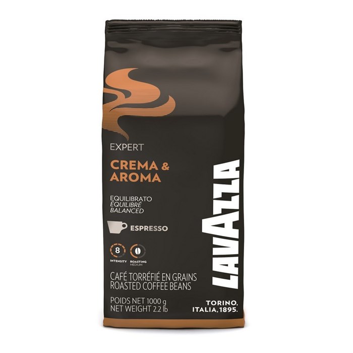 Кофе Lavazza Crema Aroma Expert в зернах, 1кг - фото 941217
