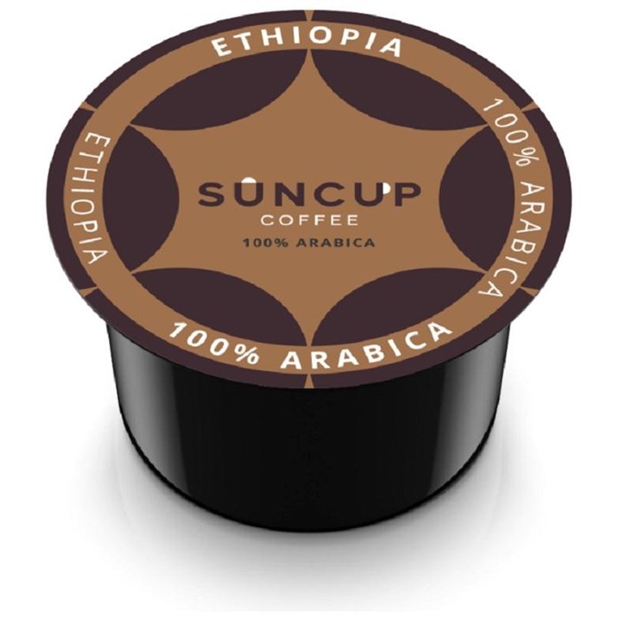 Кофе в капсулах Suncup Ethiopia жареный, молотый, 50кап/1уп 1377180 - фото 941935