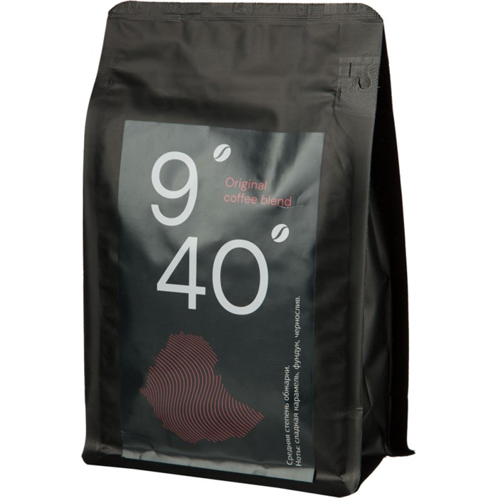 Кофе жареный в зернах 9/40 Original coffee blend, 250г - фото 943899