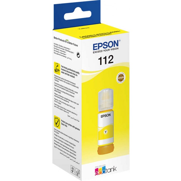 Чернила Epson T06C44A C13T06C44A желтый для L15150/L15160 1363189 - фото 945219