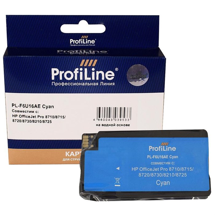 Картридж струйный ProfiLine PL-F6U16AE N953XL гол. для HP OJ Pro 7720/8720 1291504 - фото 945336