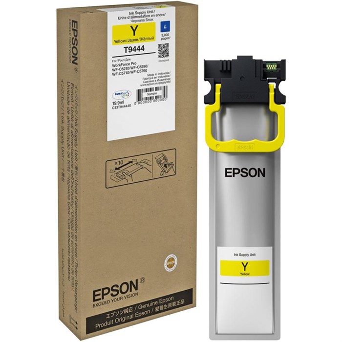 Чернила Epson T9444 C13T944440 желтый для WF-C5xxx 1330092 - фото 946143