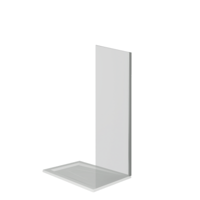 Боковая часть GOOD DOOR ALTAIR SP-80-С-CH стекло Прозрачное 8мм - фото 960639