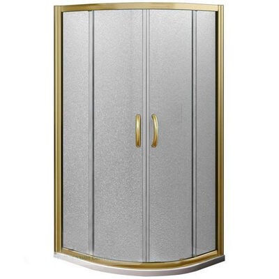 Душ.ограждение GOOD DOOR JAZZE R-120-G-BR 1200х800 стекло ГРЕЙП 6мм, бронз. профиль (б/поддона и автослива) - фото 960912