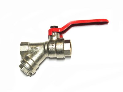 Кран вода VALTEC 1/2" г/г руч с фильтром (VT.292.N.04) XST12070 - фото 962377