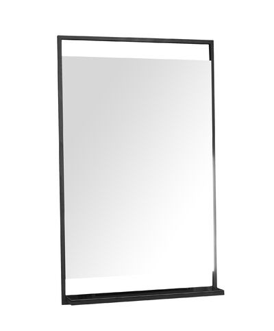 Зеркало "КУПЕР Лофт-60" черный мрамор/черный, 598х1000х120 - фото 964888